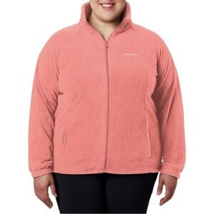 Columbia Benton Springs Full Zip Hoodie Coral Size Small
